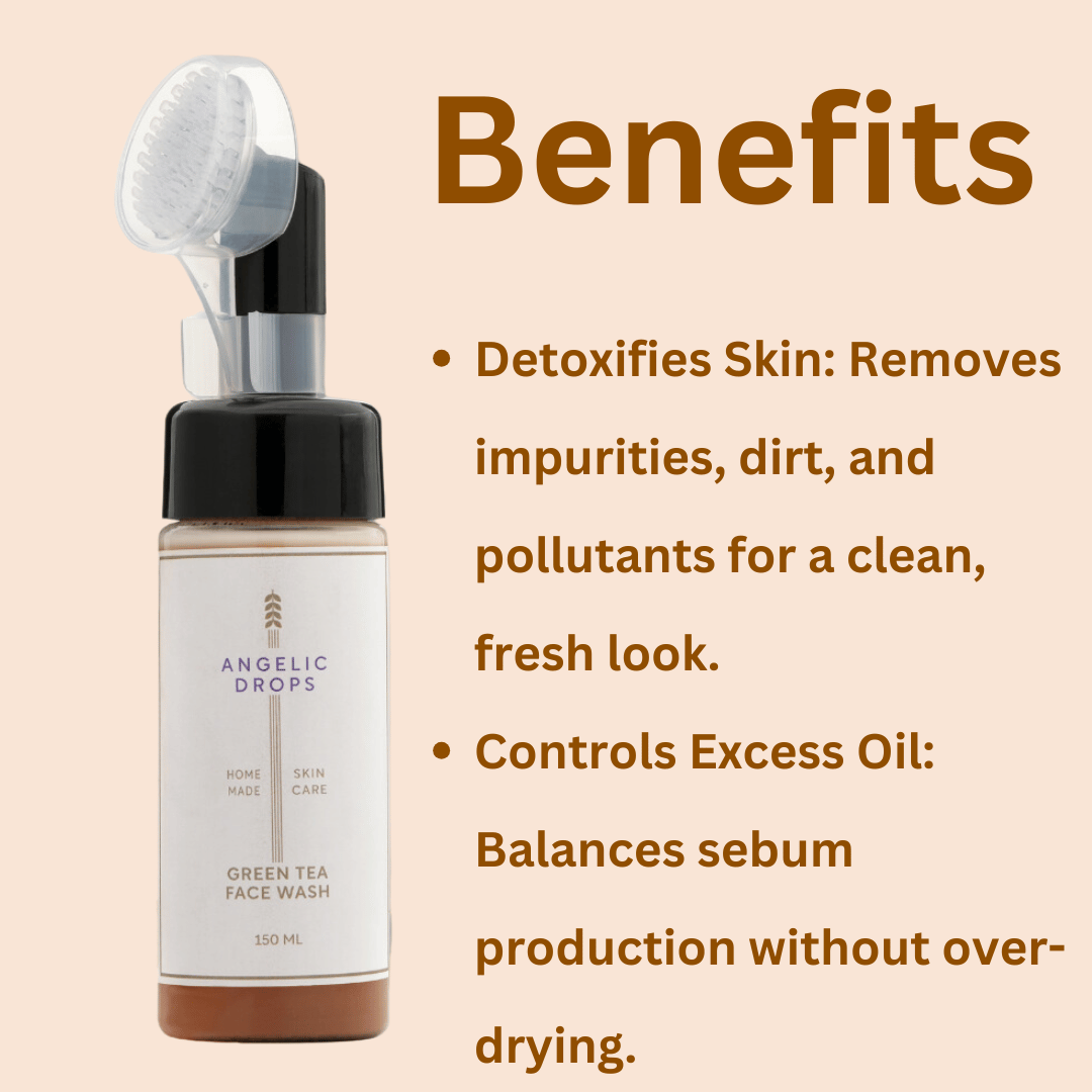 Green Tea Face Wash for Soft Skin