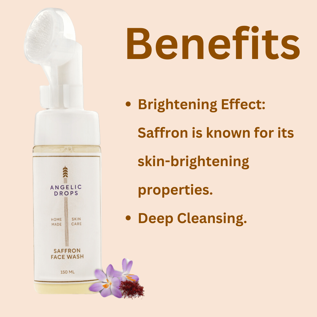 Saffron Face Wash for a Fresh Glow