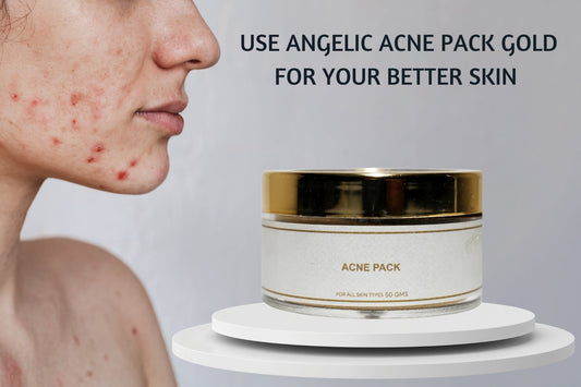 Fight Acne and Glow Naturally with Angelic Drops Acne Pack Gold