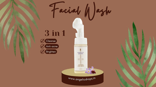 Glow Every Day with Angelicdrops Saffron Face Wash for Healthy Skin